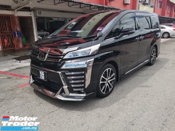 2018 TOYOTA VELLFIRE TOYOTA VELLFIRE 2.5 Z SUNROOF (A) REG 2021