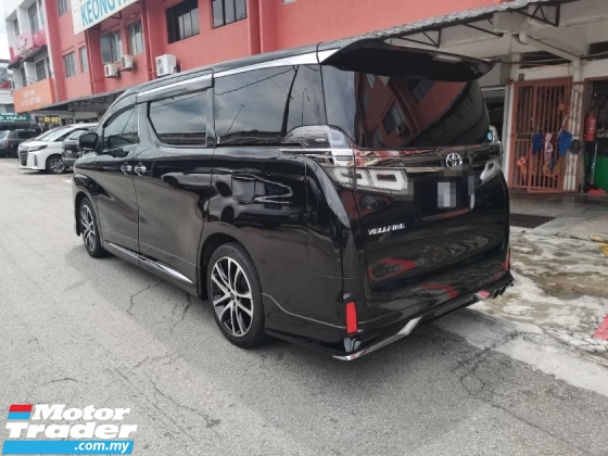 2018 TOYOTA VELLFIRE TOYOTA VELLFIRE 2.5 Z SUNROOF (A) REG 2021
