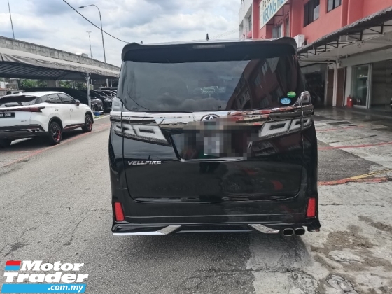 2018 TOYOTA VELLFIRE TOYOTA VELLFIRE 2.5 Z SUNROOF (A) REG 2021