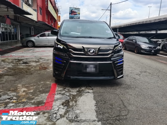 2017 TOYOTA VELLFIRE  TOYOTA VELLFIRE 2.5cc (A) Z REG 2022