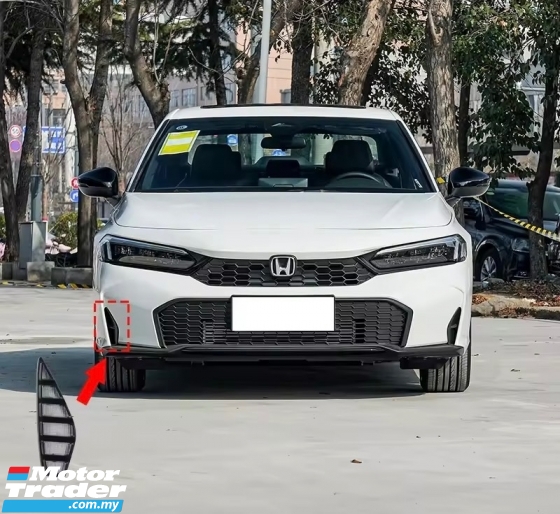Honda Civic FE facelift 2025 2026 Front bumper led drl day fog lamp light cover daylight foglamp foglight bodykit body kit lip Exterior & Body Parts > Lighting 