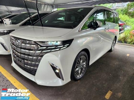 2024 TOYOTA ALPHARD 2.5 Z 7S MPV newcond CM BSM 3LED