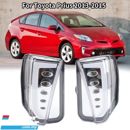 Toyota Prius ZVW30 2012 2013 2014 2015 LED DRL Front Bumper Fog Lamp Daytime Running Light foglamp foglight spot cover bodykit body kit daylight Exterior & Body Parts > Lighting 