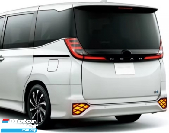 Toyota voxy noah 90 2022 2023 2024 2025 rear bumper led reflector fog lamp light foglamp foglight cover bodykit body kit Exterior & Body Parts > Lighting 