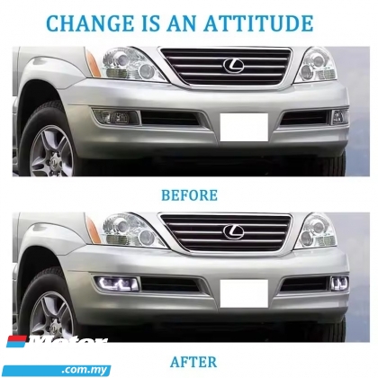 Lexus GX470 2002  2009 front bumper led fog lamp spot light foglamp foglight spotlight DRL cover bodykit body kit Exterior & Body Parts > Lighting 