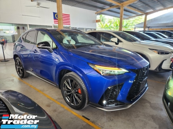 2024 LEXUS NX350 F Sport Ultrasonic Blue Mica (Grade 6A Original 3,000km) 2.4 Turbo 276hp HUD 360 Cam Ambient Light