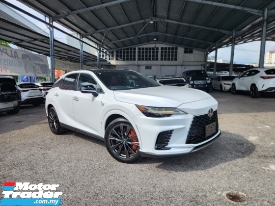 2023 LEXUS RX350  2.4 Turbo F Sport (Grade 5) Full Spec Panoramic Roof 360 Camera HUD Rear Auto Seat DIM BSM MS PB 