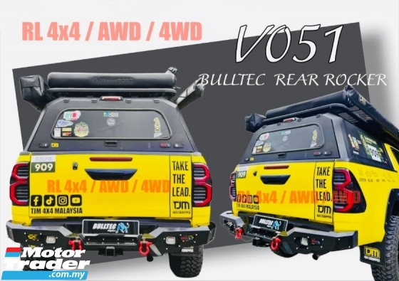 BULLTEC V051 rear bumper bull bar hilux vigo revo rogue GR triton Navara pro4x d max dmax ford ranger sport roll bodykit Exterior & Body Parts > Car body kits 