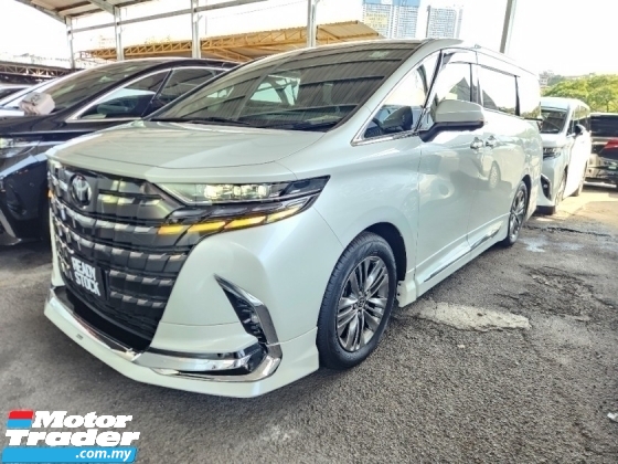 2024 TOYOTA ALPHARD Z Modellista (5A Original 1,000km) Dual Sun Roof Head Up Display (HUD) DIM BSM 360 Camera
