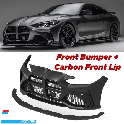 BMW G80 G82 M3 M4 ADRO FACELIFT FRONT BUMPER Dry carbon fiber lip grill grille bodykit body kit Exterior & Body Parts > Car body kits 