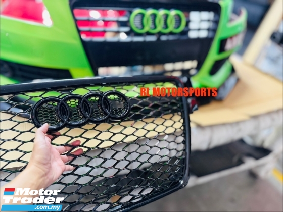 Audi A4 B8 B8.5 Conversion RS4 Front grill grille kidney logo emblem body body kit cover 2009 2010 2011 2012 2013 2014 Exterior & Body Parts > Car body kits 