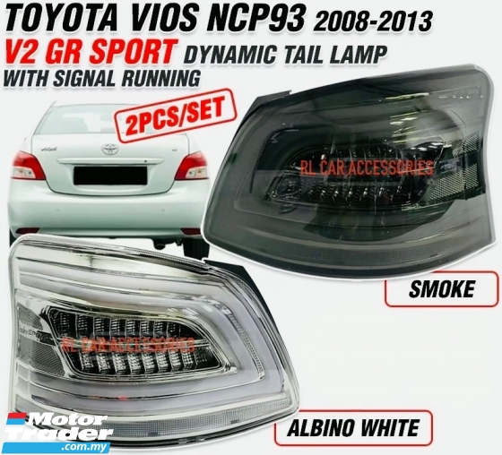 Toyota vios NCP93 2008 2009 2010 2011 2012 GR SPORT rear tail lamp fog light taillight taillamp bodykit body kit Exterior & Body Parts > Lighting 