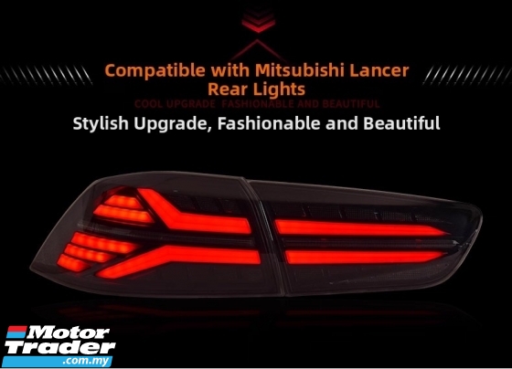 Mitsubishi Lancer GT EVO X Proton inspira V8 G05 X5 style rear led tail lamp fog light foglight foglamp body kit bodykit Exterior & Body Parts > Lighting 