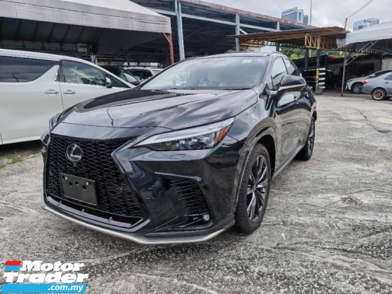 2023 LEXUS NX350 2.4 F SPORT PANORAMIC ROOF 360 CAMERA HUD DIM BSM 