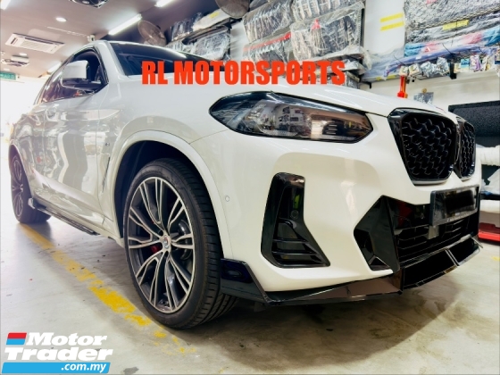 BMW G01 X3 G02 X4 2224 LCI M sport performance Front side rear skirt lip diffuser apron cover spoiler bodykit body kit Exterior & Body Parts > Car body kits 